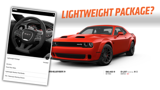 I'm Pretty Sure the 2019 Dodge Challenger SRT Hellcat RedEye 'Lightweight Package' Makes the Car Heavier